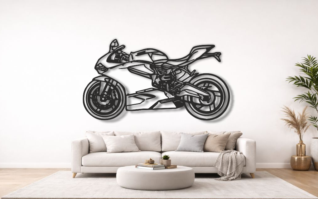 2015 899 Panigale Metal Motorcycle Wall Art